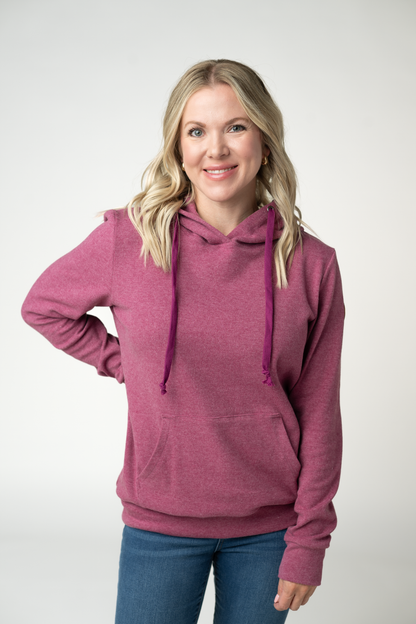 Hailey Hoodie - Raspberry