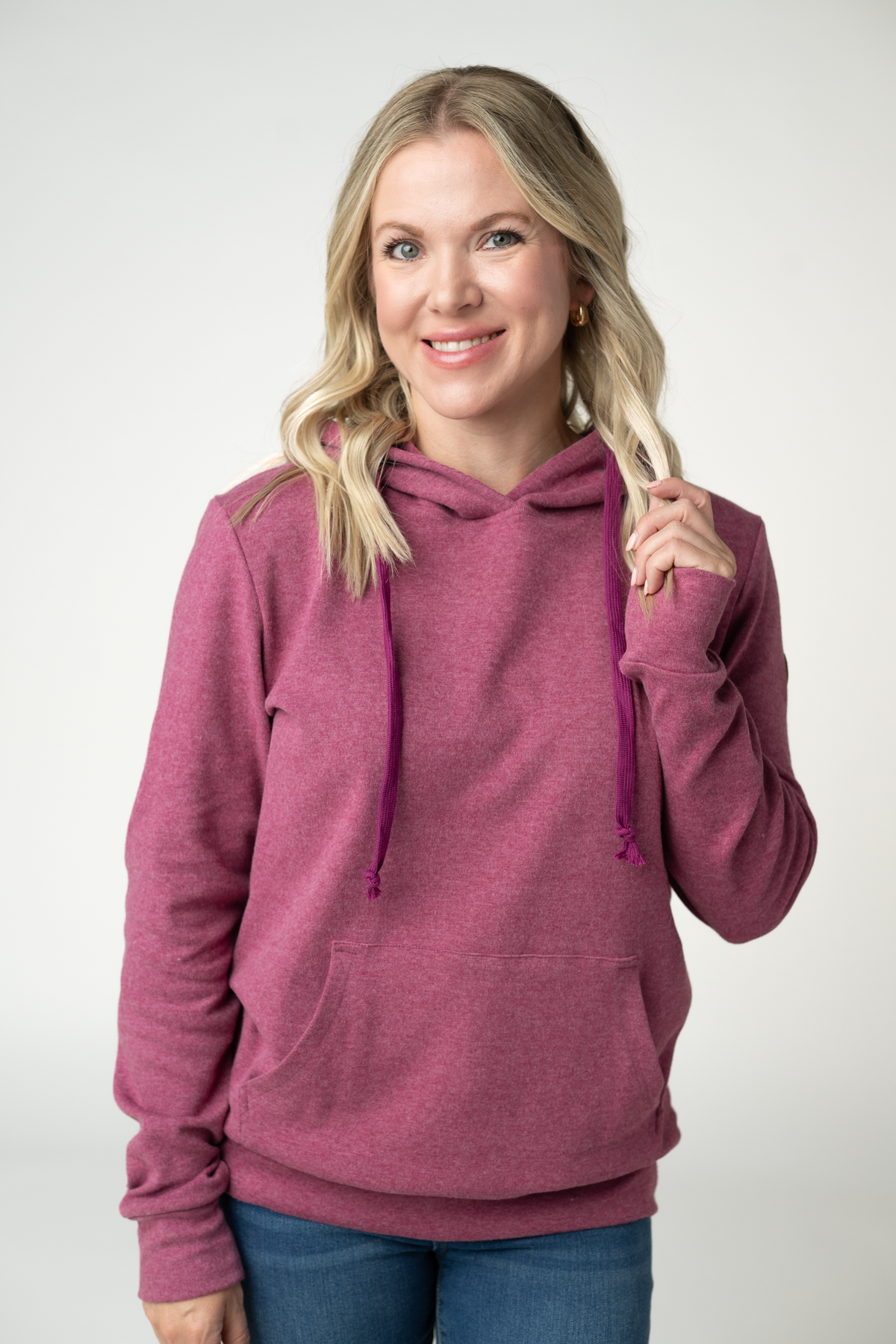 Hailey Hoodie - Raspberry