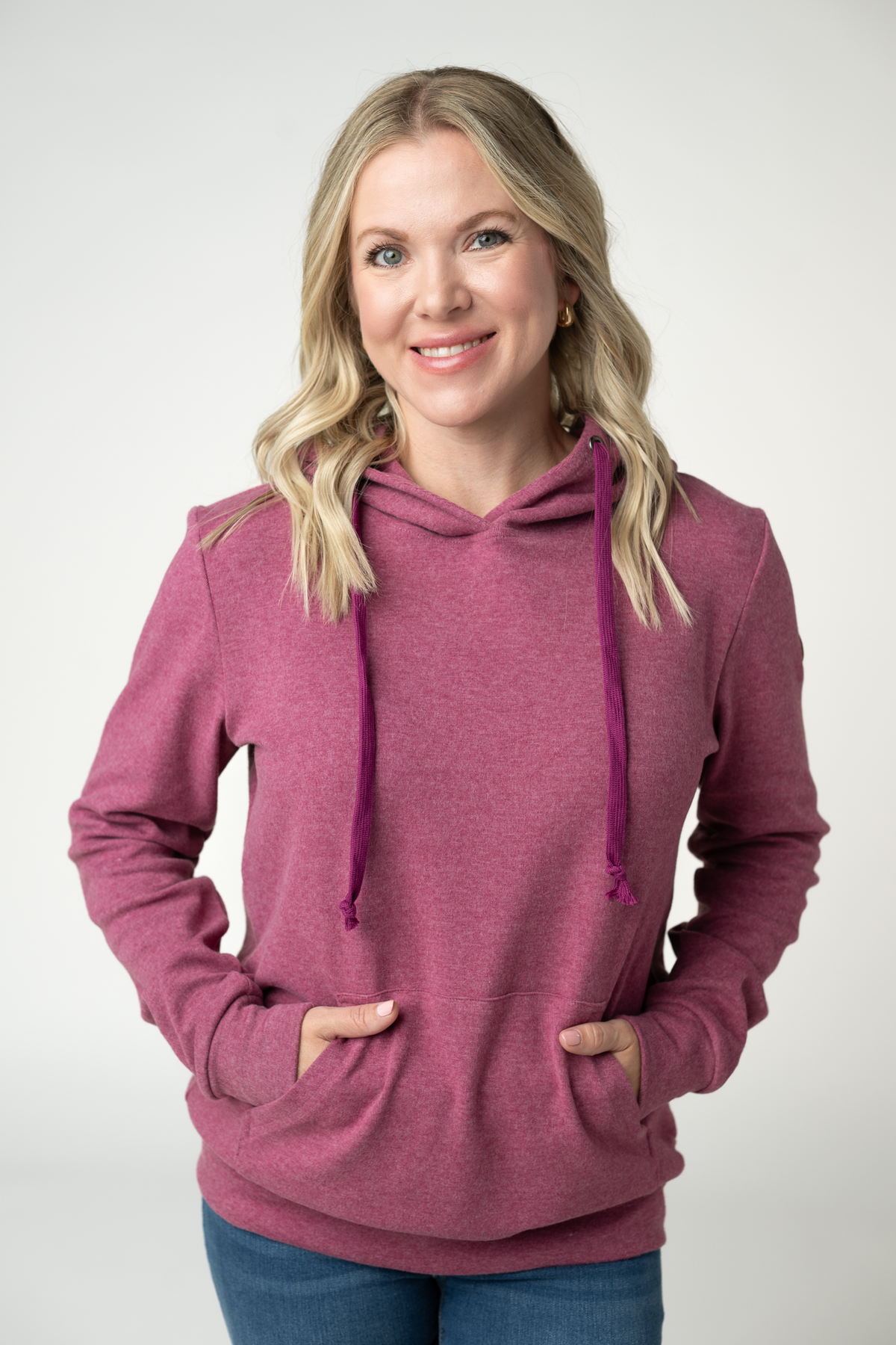 Hailey Hoodie - Raspberry