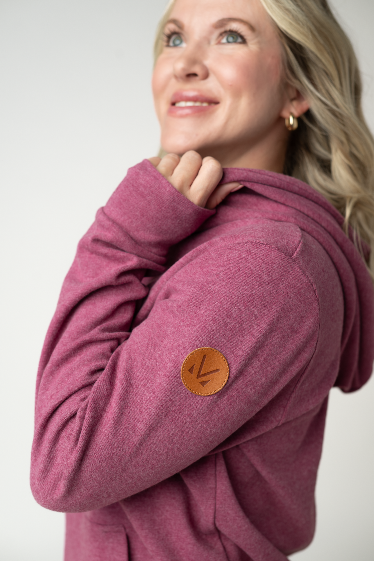 Hailey Hoodie - Raspberry