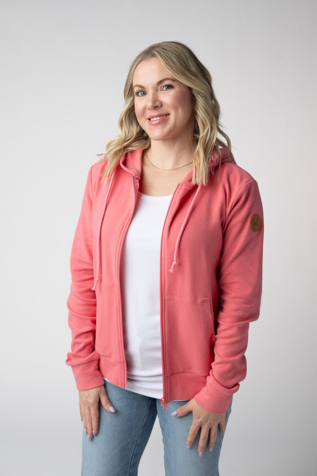 Fullzip Hoodie - Sunkissed Coral