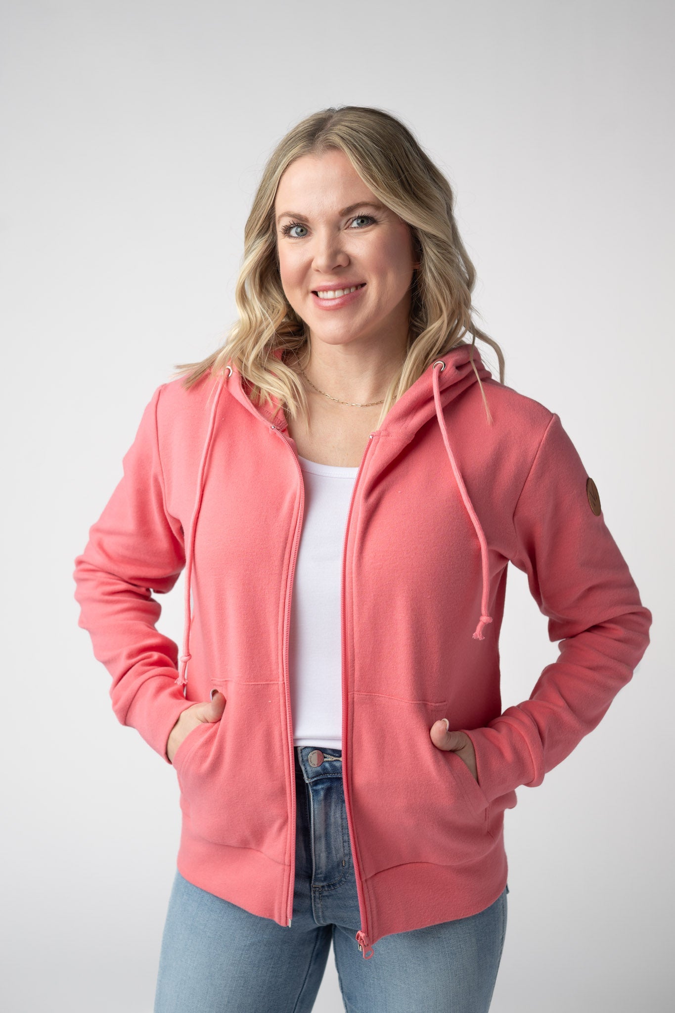 Fullzip Hoodie - Sunkissed Coral