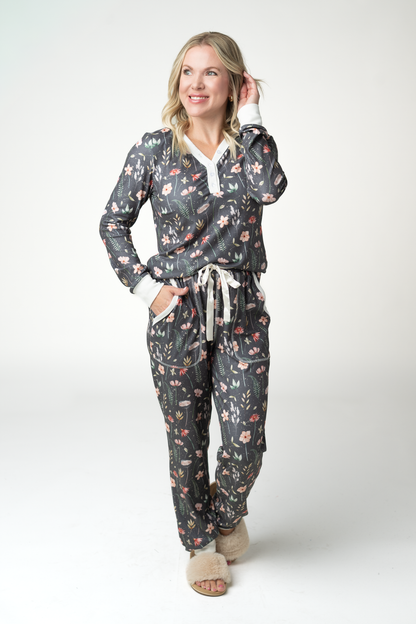 Cozy Pajama Set - Wildflower Meadow