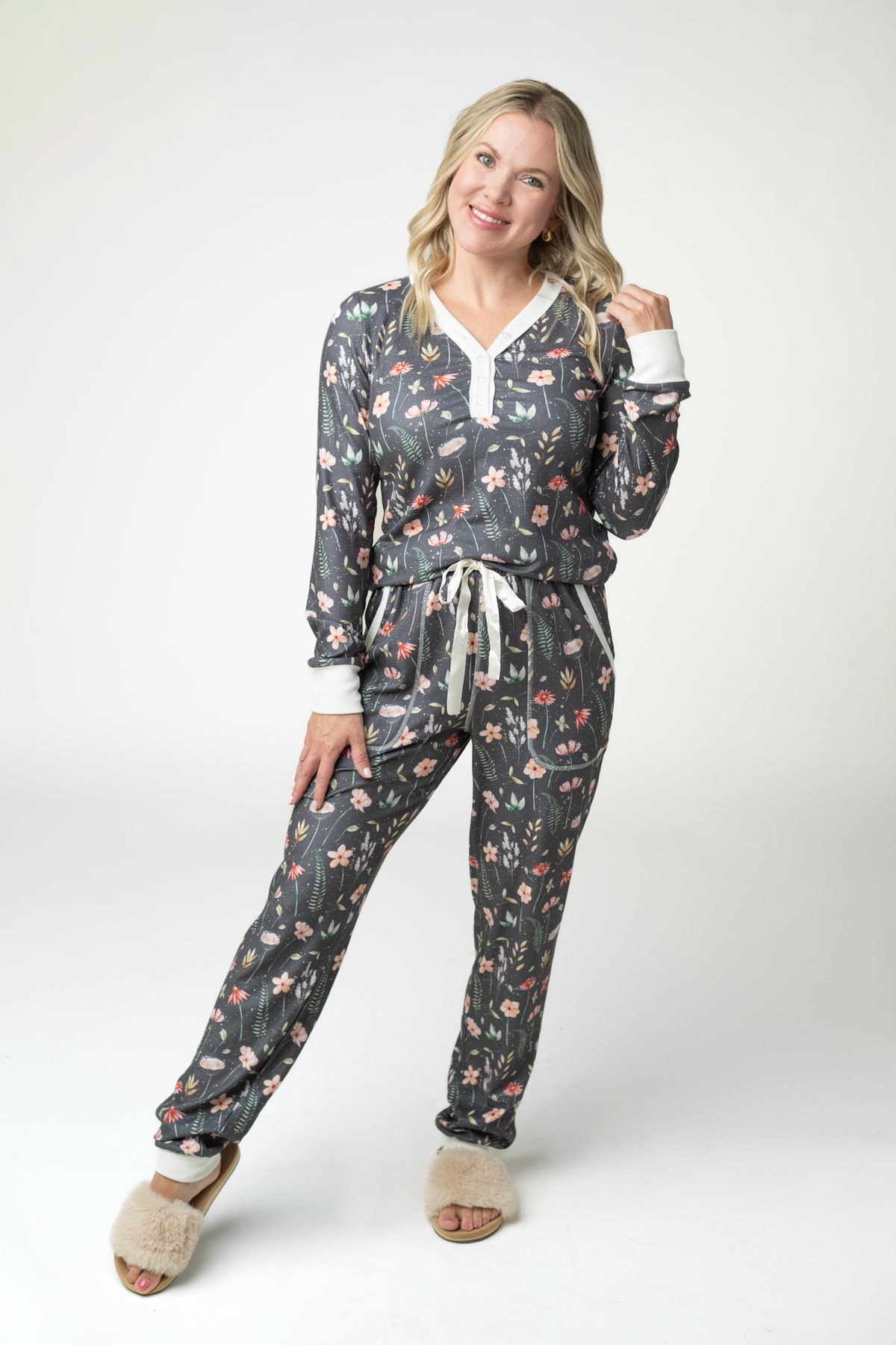 Cozy Pajama Set - Wildflower Meadow