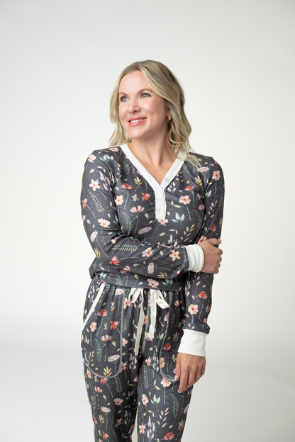 Cozy Pajama Set - Wildflower Meadow