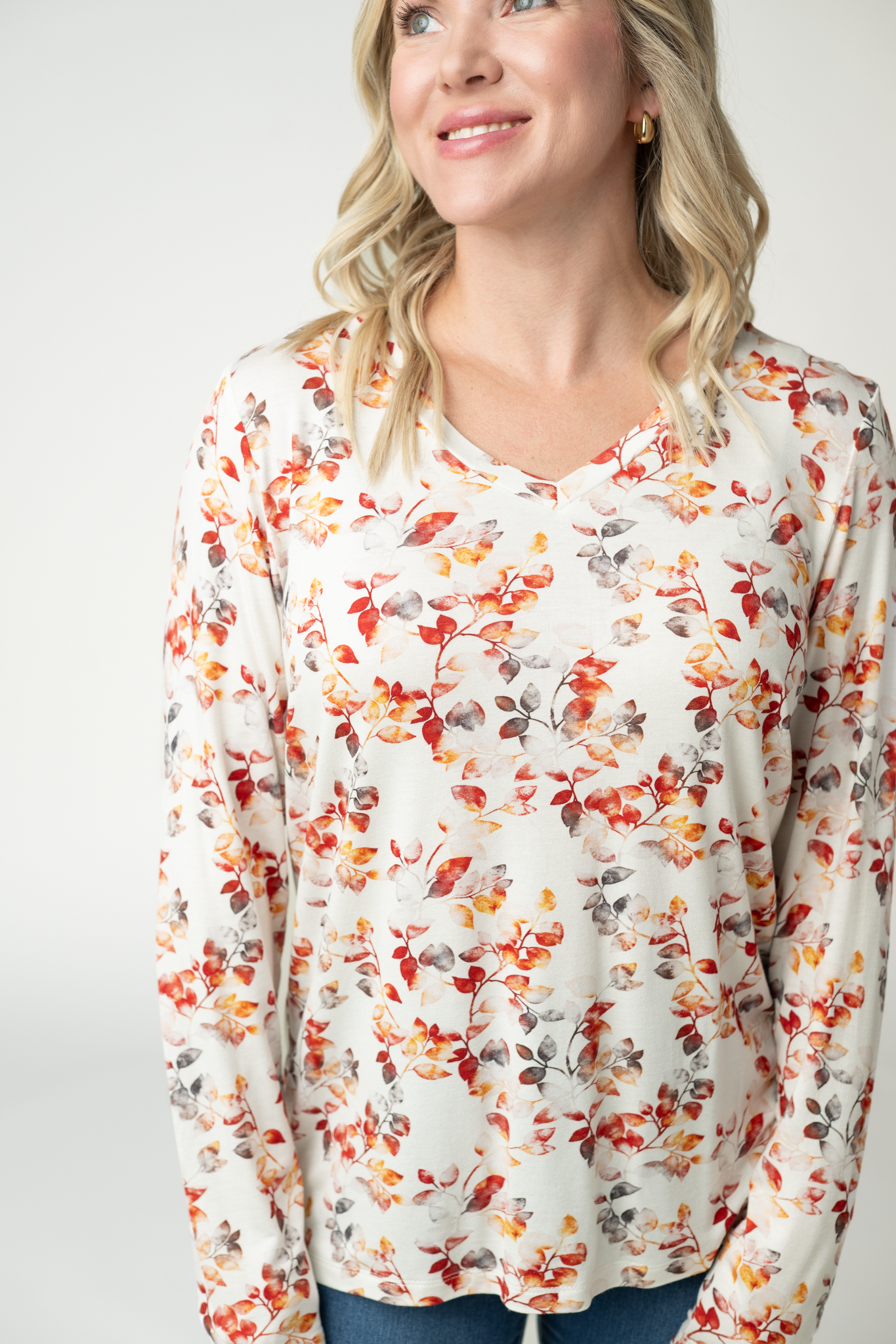 Larissa Long Sleeve - Autumn Watercolor