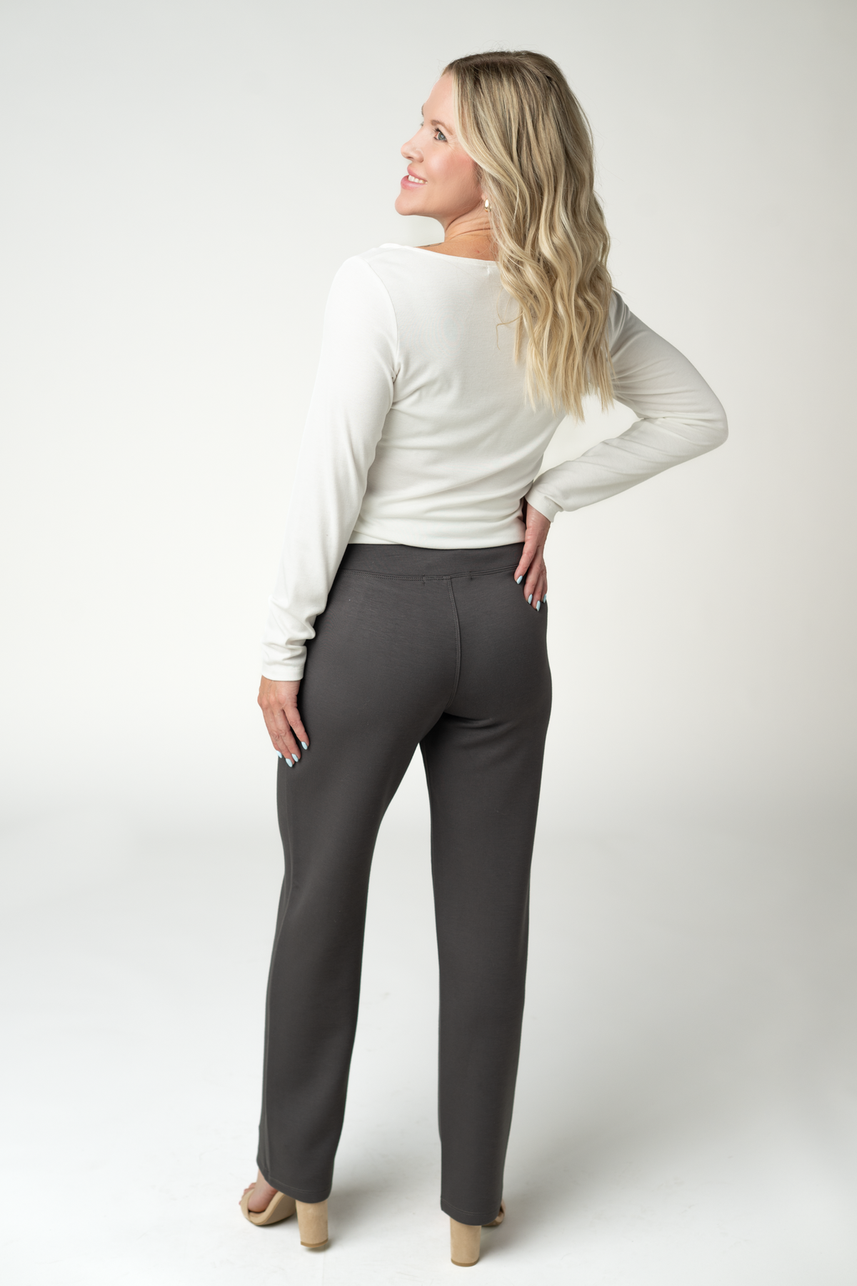 Luxe Ankle Bottoms- Charcoal