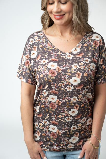 Chloe Cozy Top - Blushwood Floral