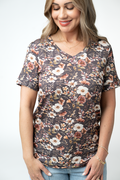 Sophie Top - Blushwood Floral