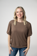 Katie Cozy Top - Mocha