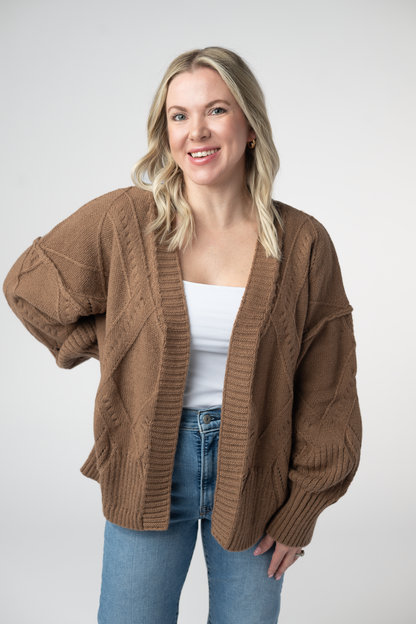 Willow Cardigan - Mocha