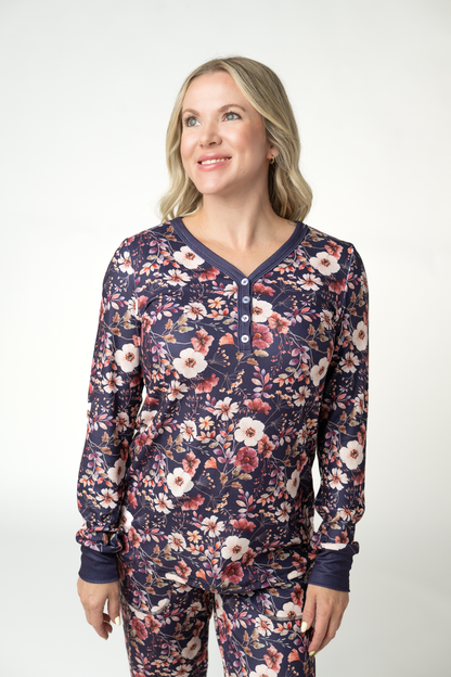 Cozy Pajama Set - Blushwood Floral