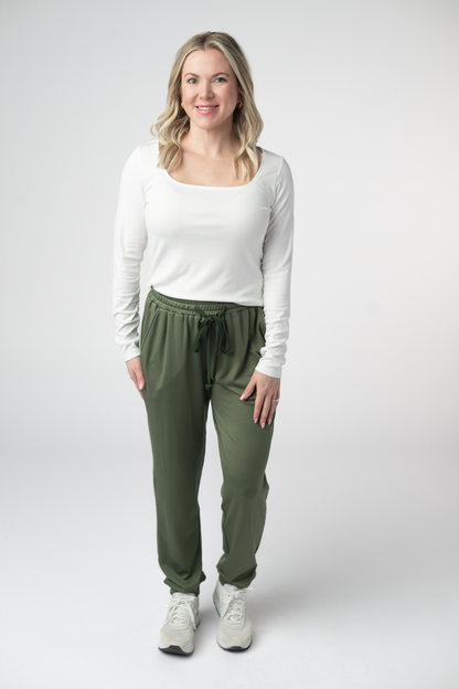 Cloud Joggers - Olive