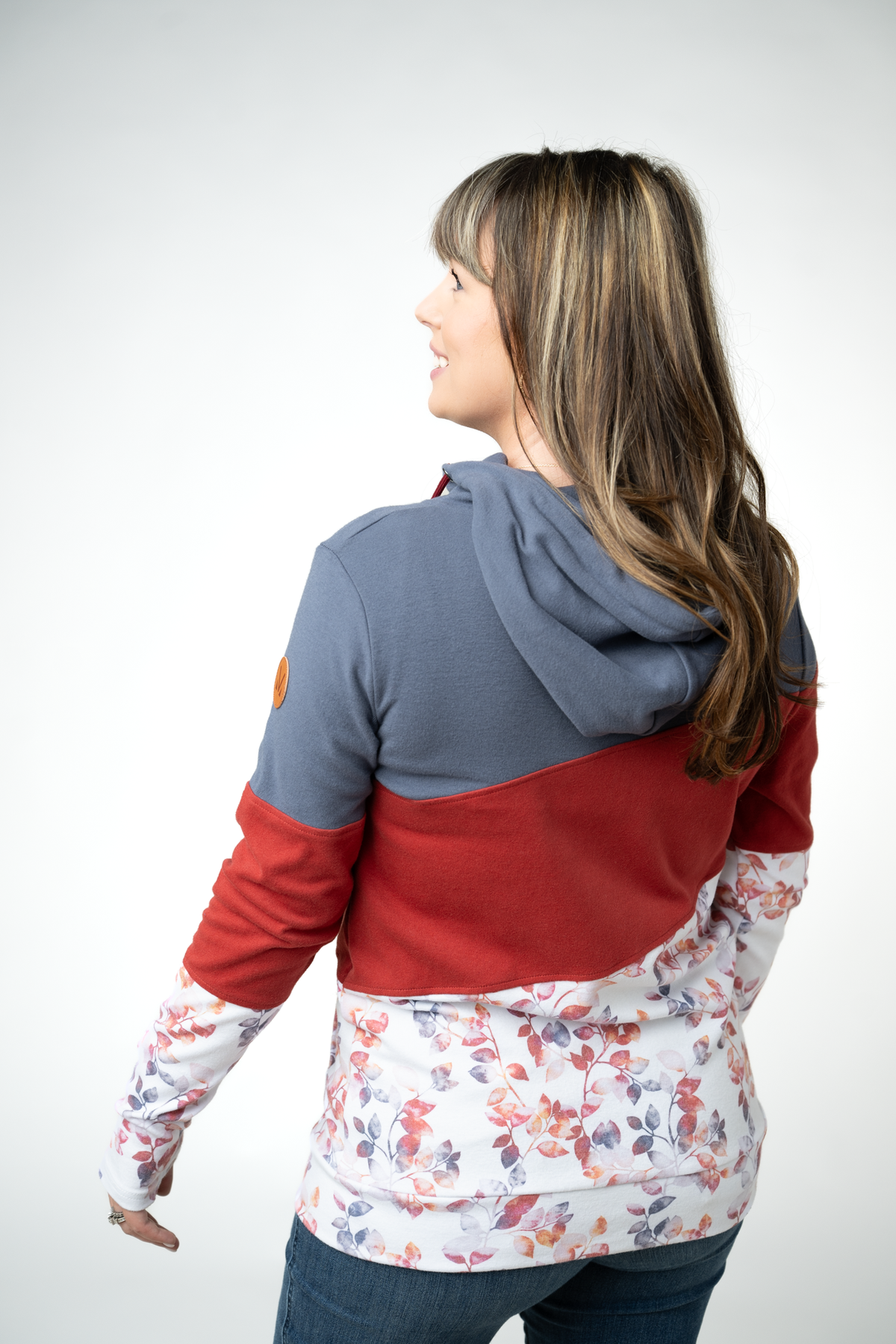 Colorblock Fullzip - Autumn Watercolor Mix
