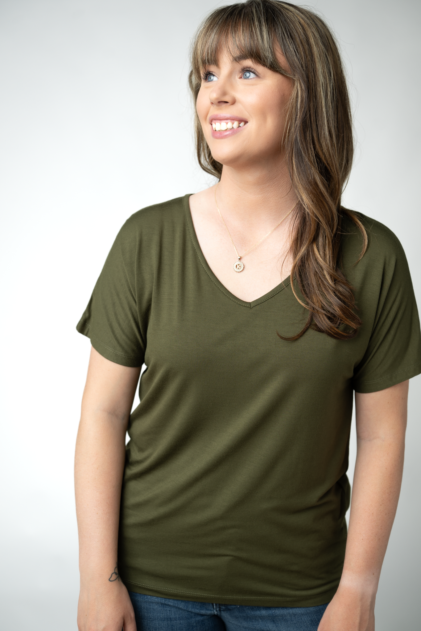 Chloe Cozy Top - Dark Olive