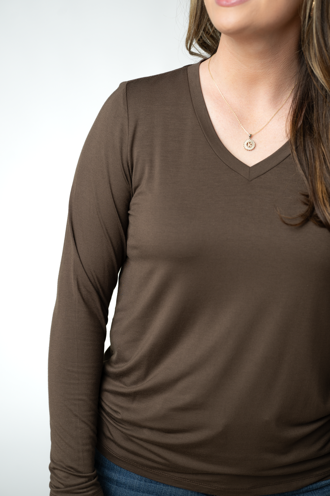 Larissa Long Sleeve - Brown
