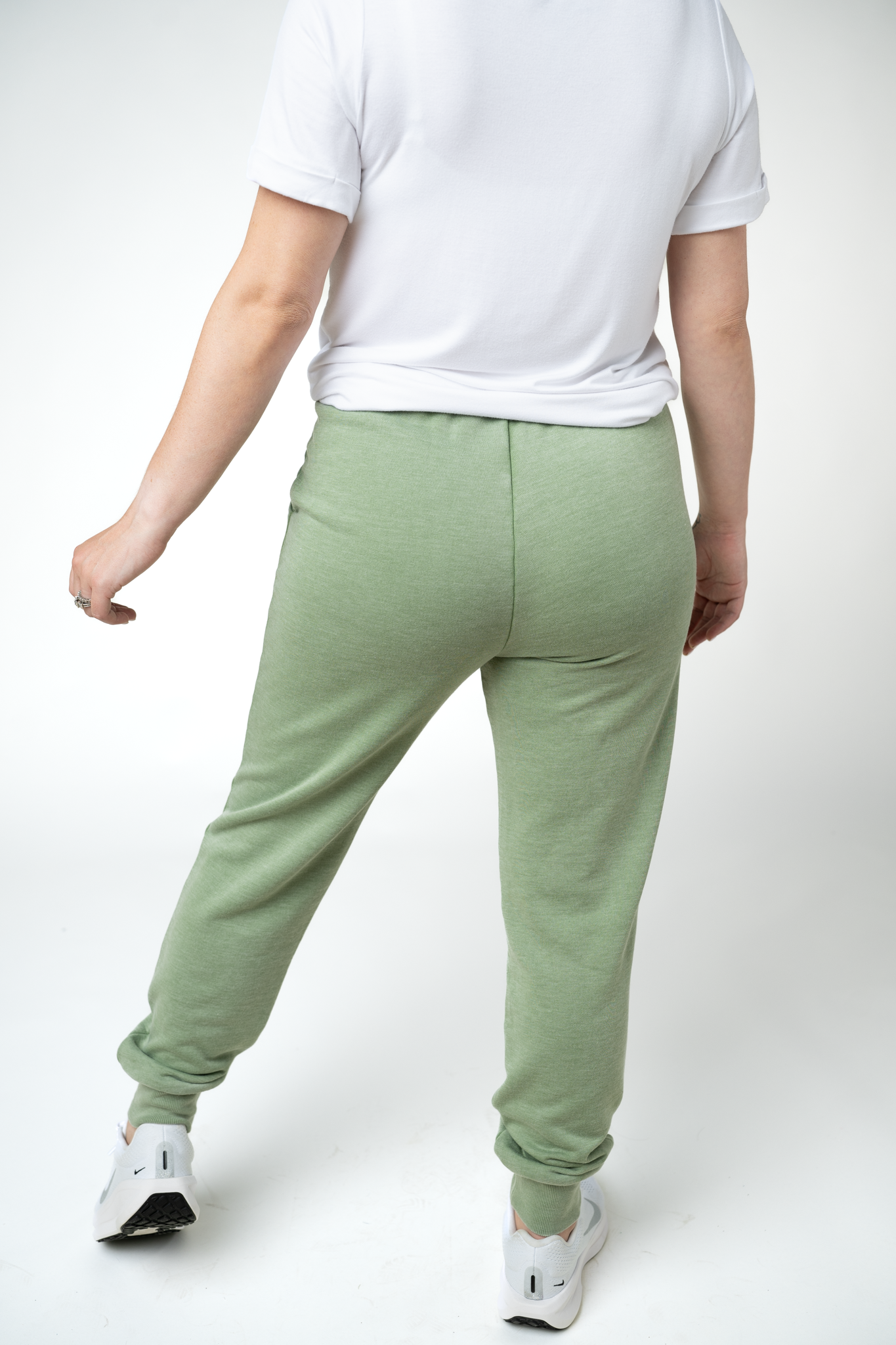 Vintage Wash Joggers - Olive
