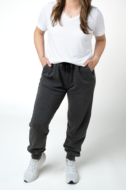 Vintage Wash Joggers - Black
