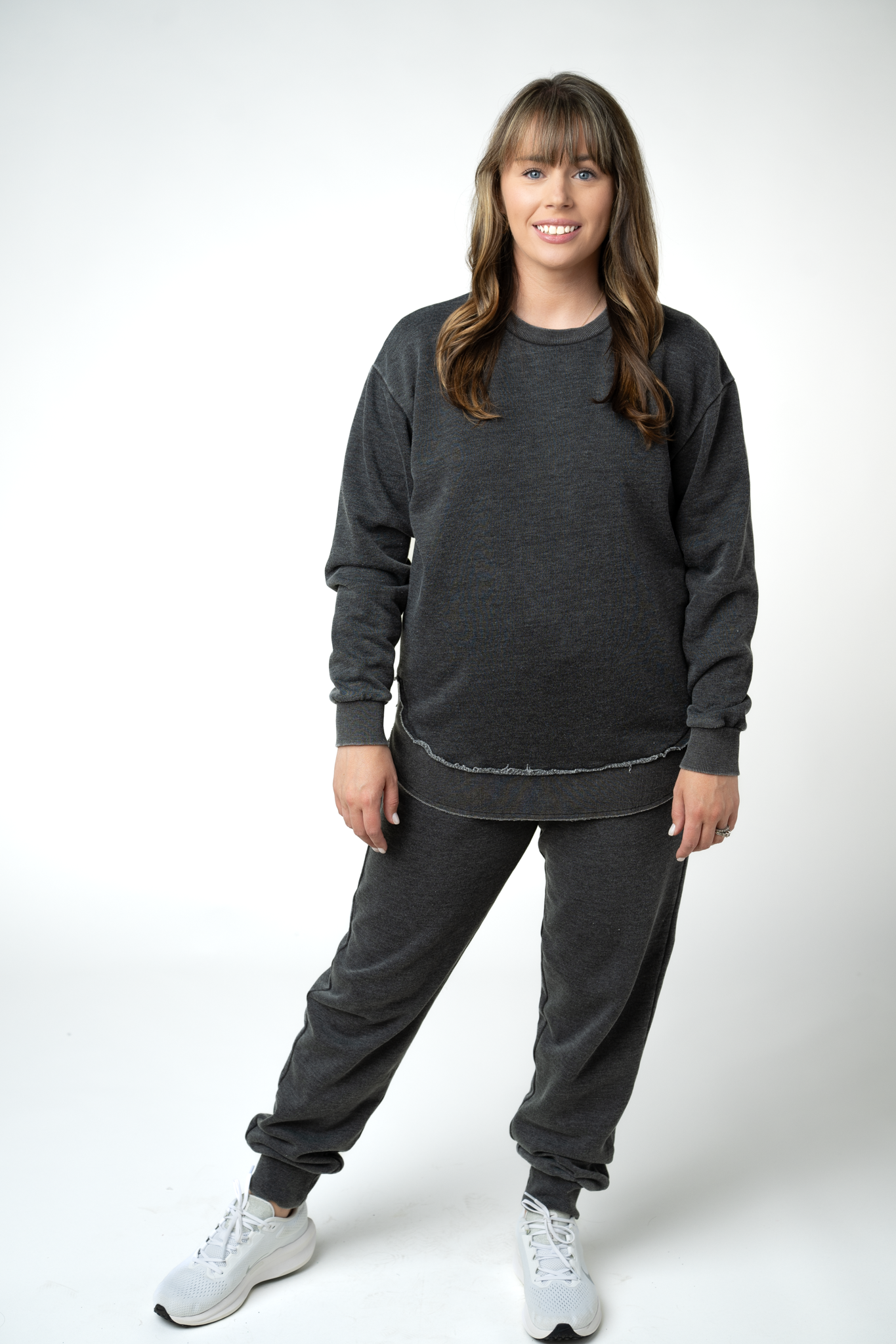 Vintage Wash Joggers - Black