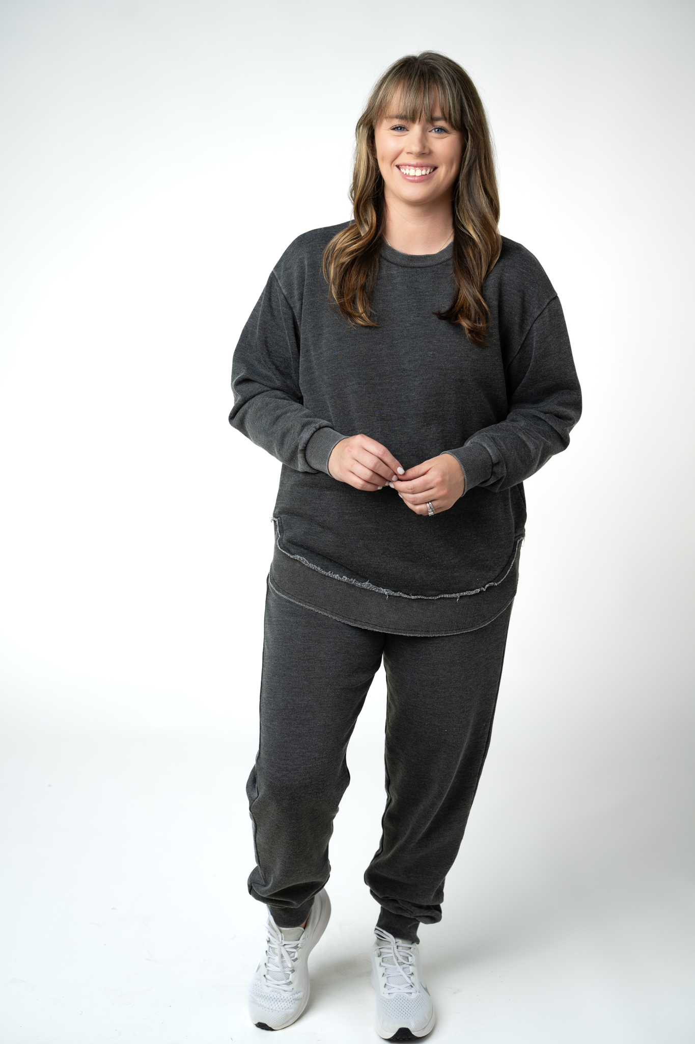 Vintage Wash Joggers - Black