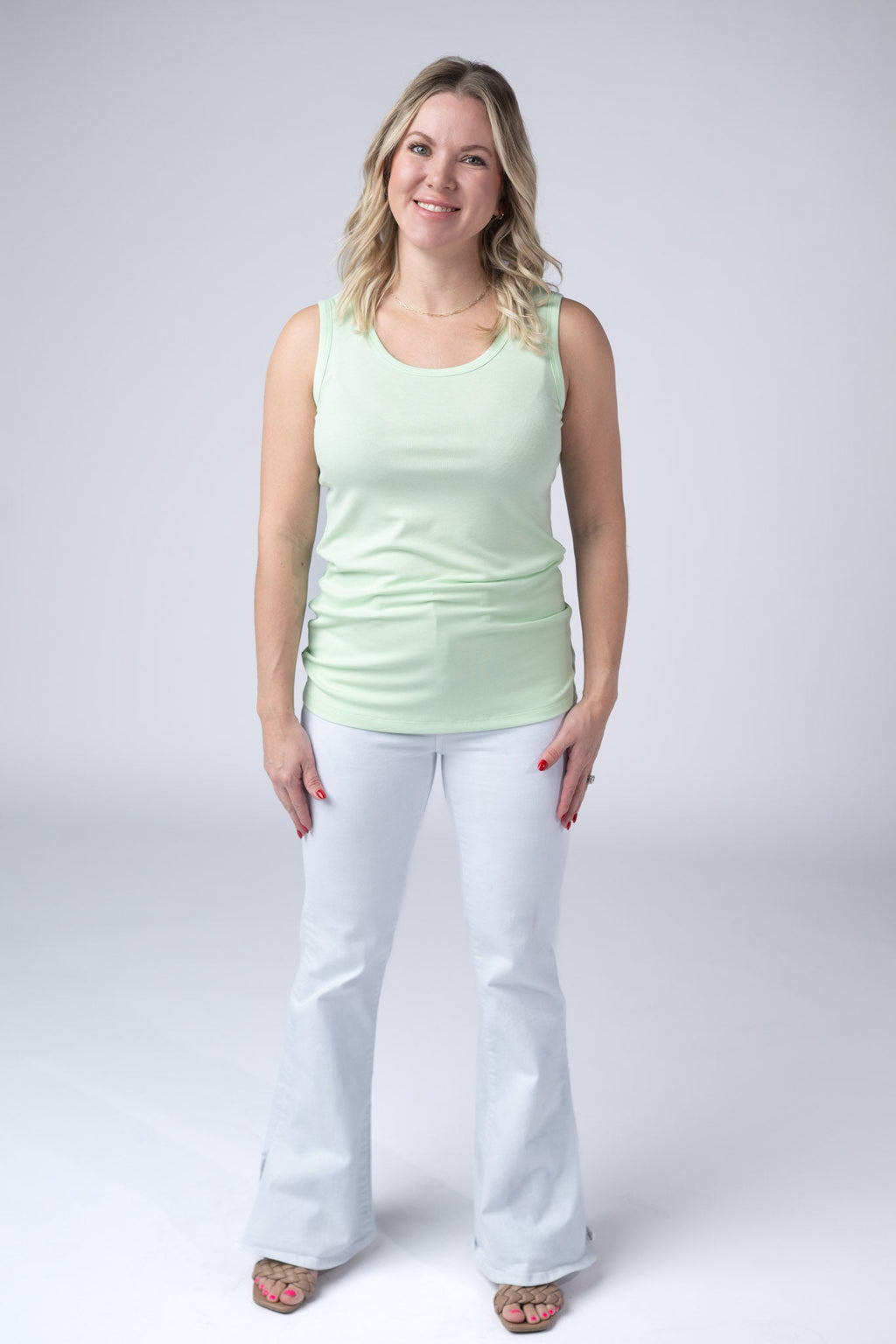 Ava Tank - Lime