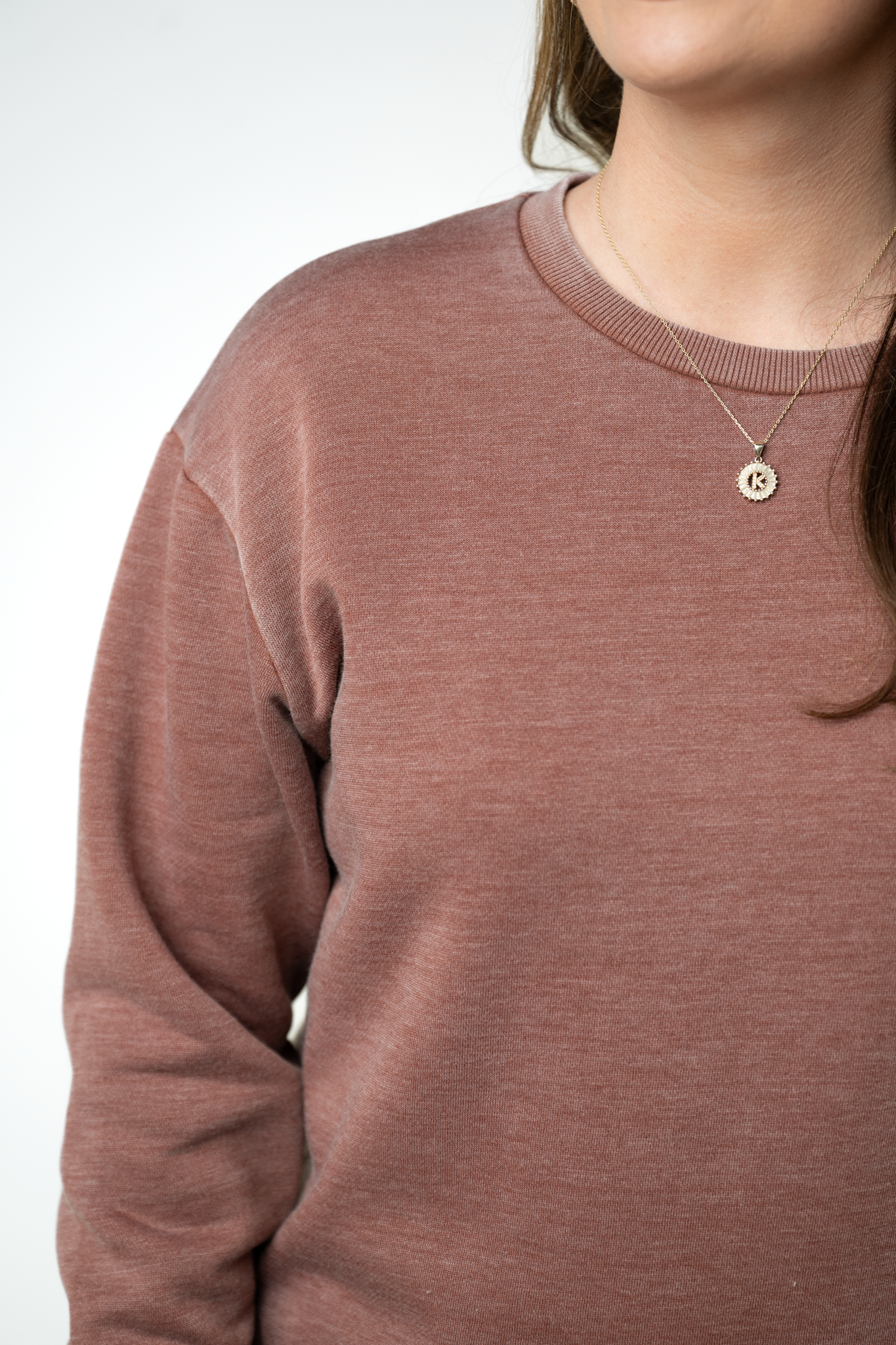 Vintage Wash Pullover - Brown