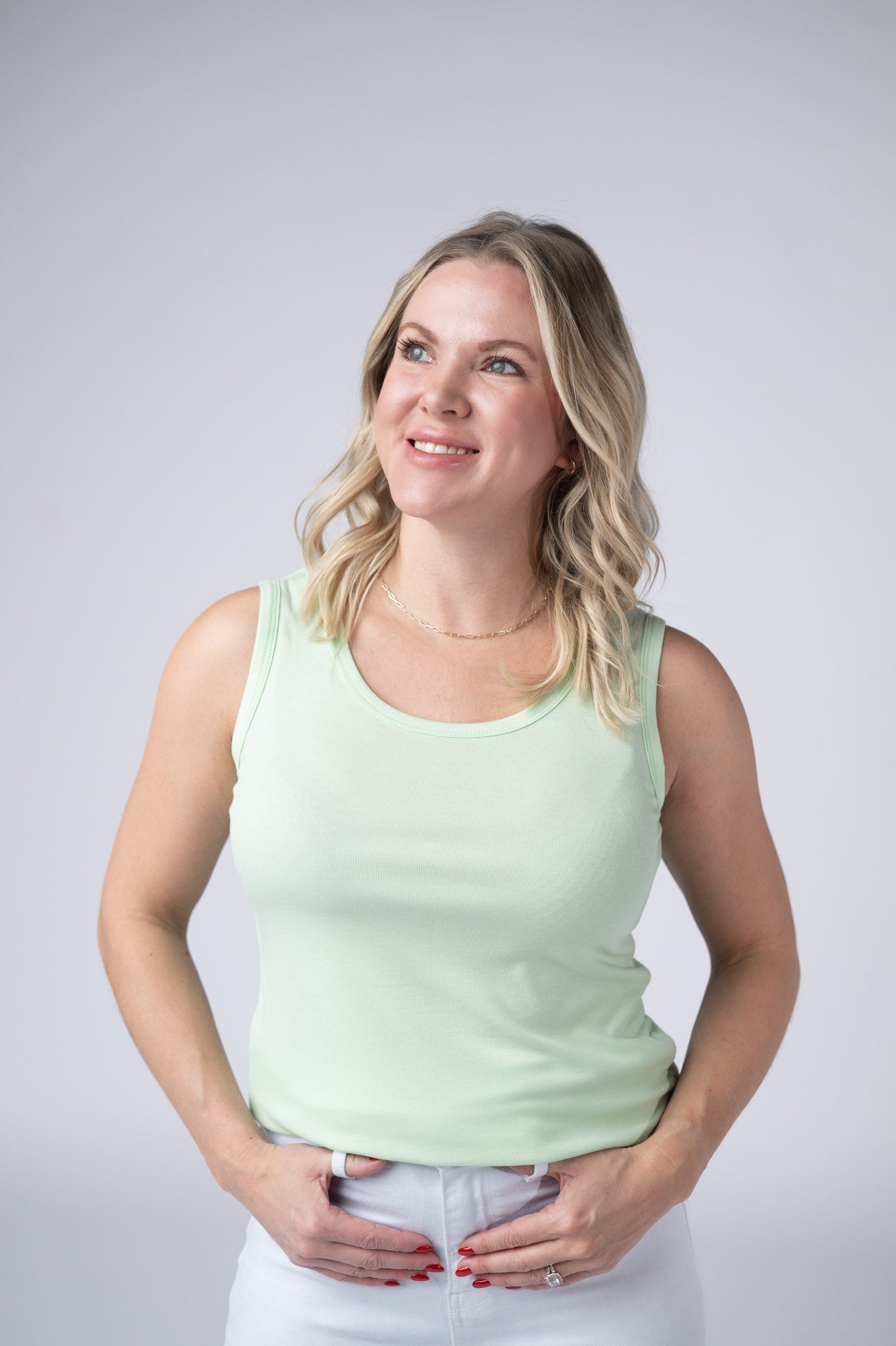 Ava Tank - Lime