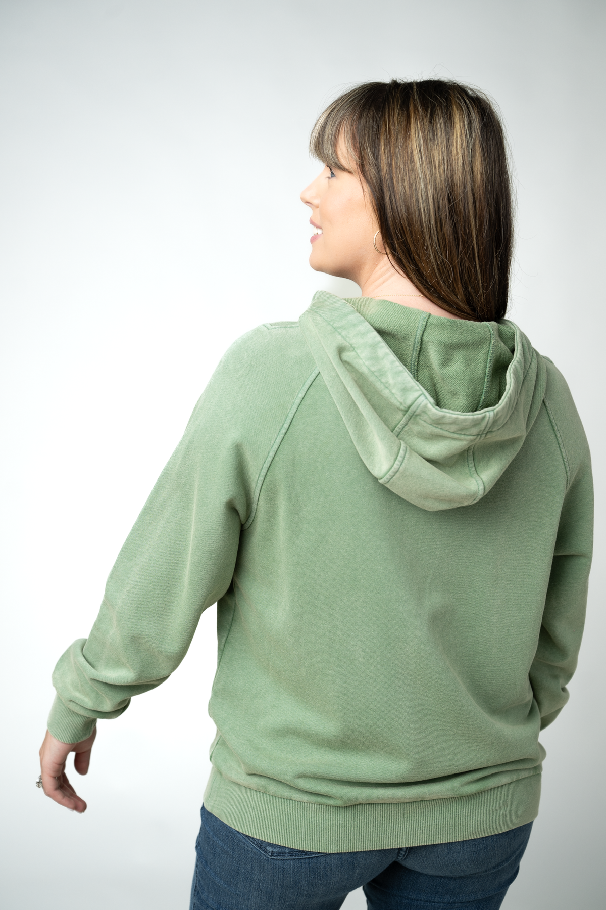 Ryker Vintage Wash Hoodie- Olive