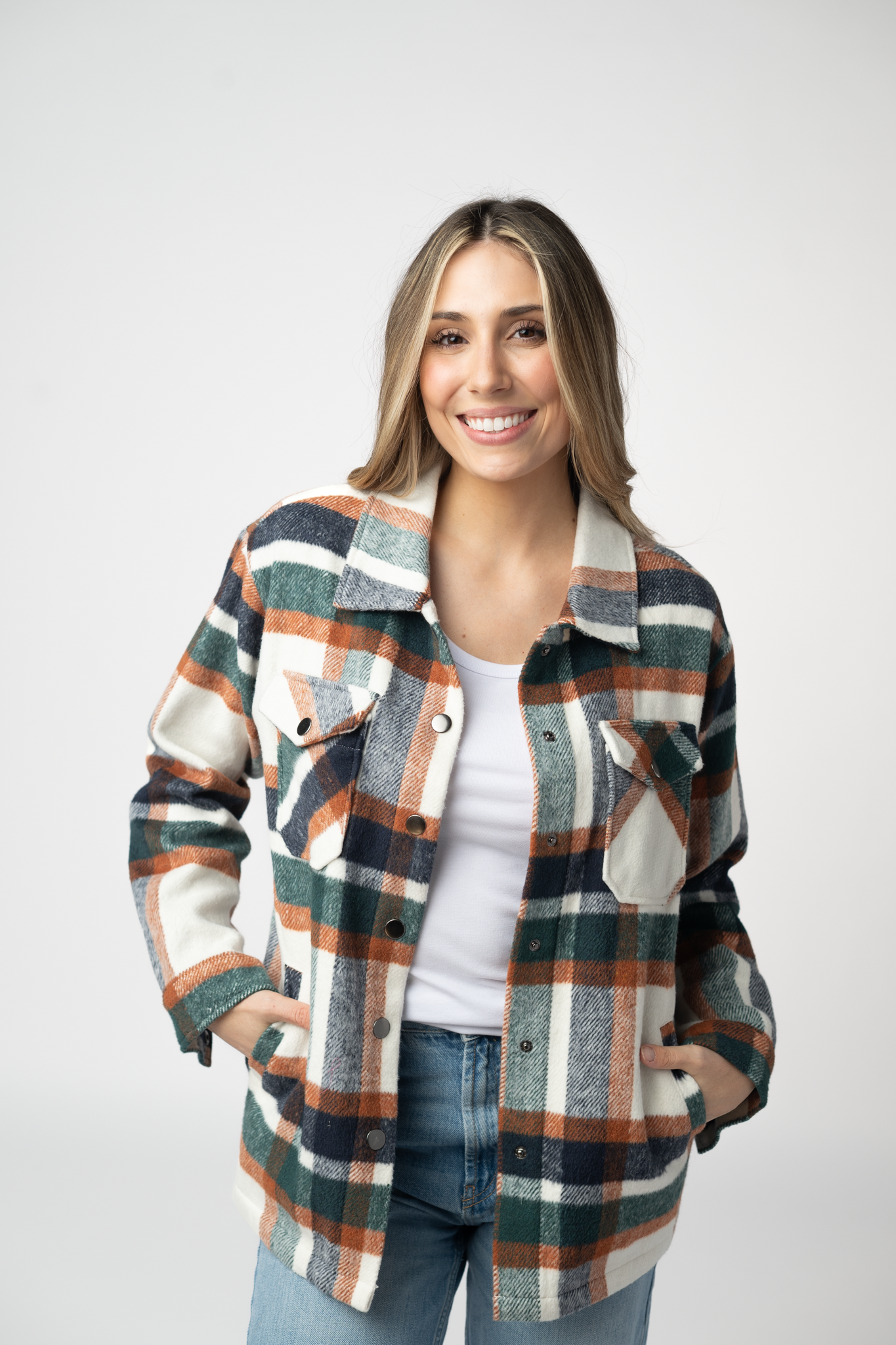 Norah Shacket - Harvest Plaid