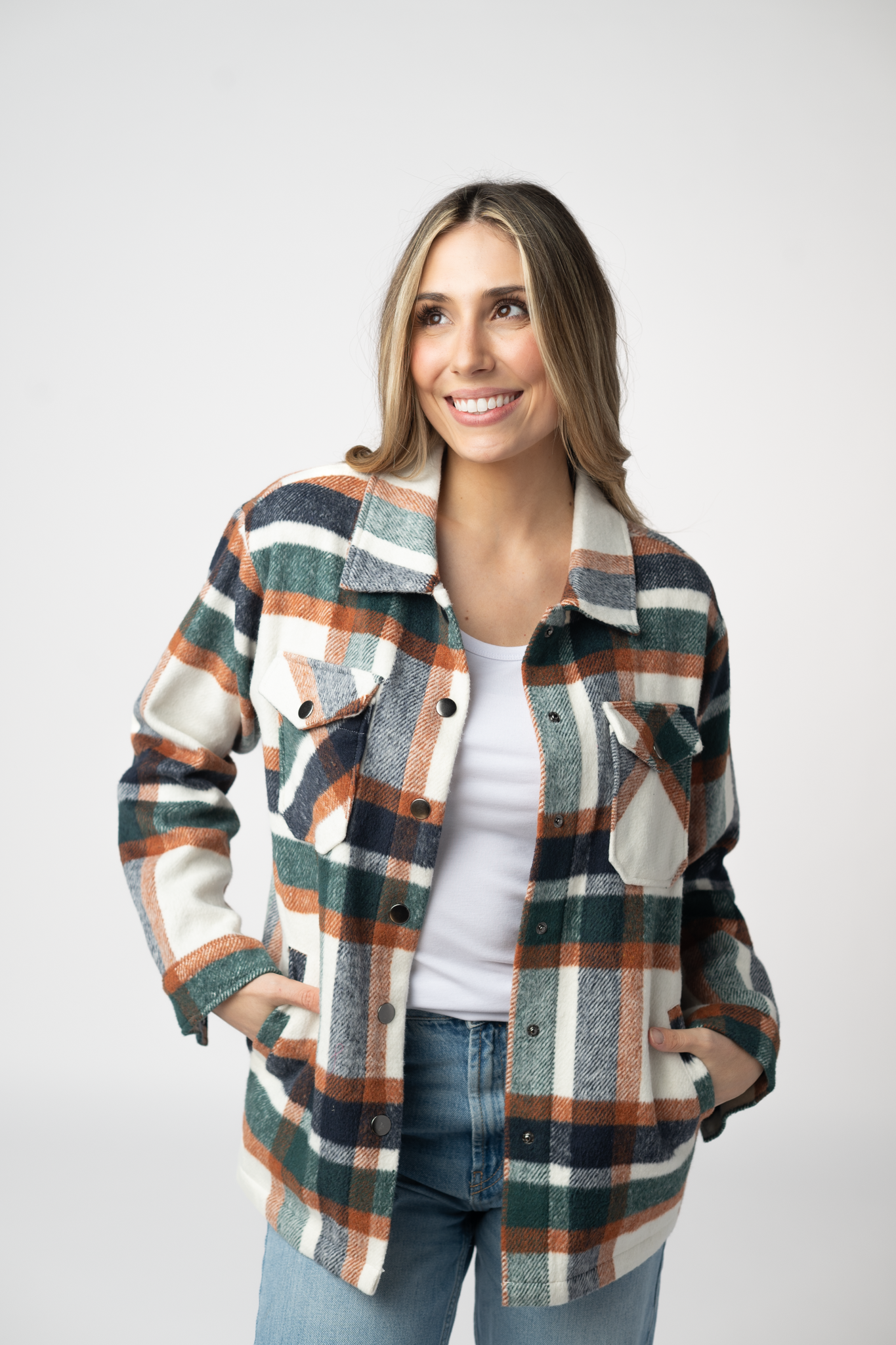 Norah Shacket - Harvest Plaid