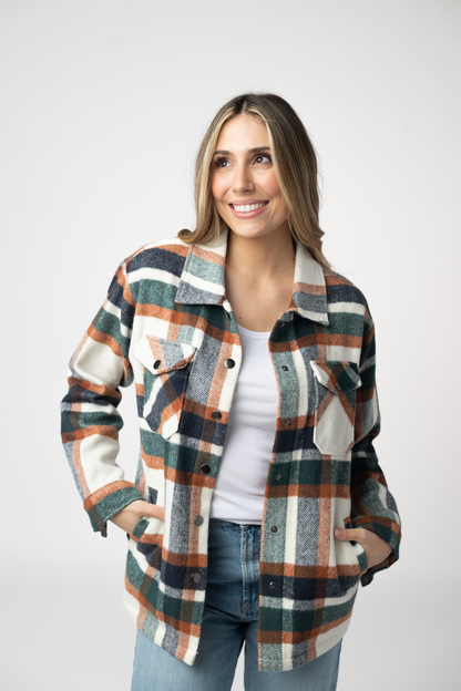 Norah Shacket - Harvest Plaid