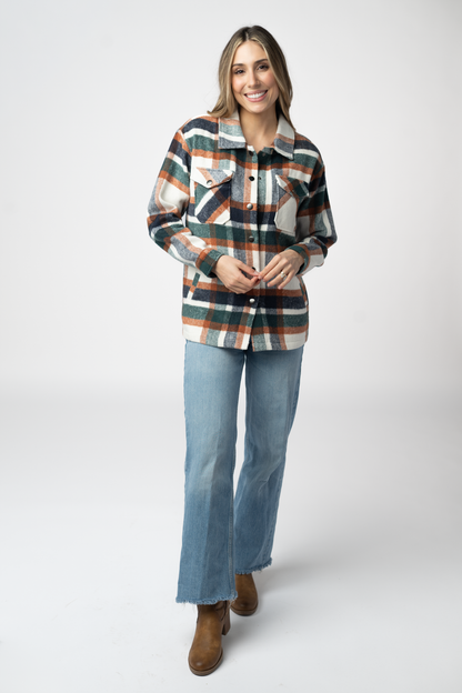 Norah Shacket - Harvest Plaid