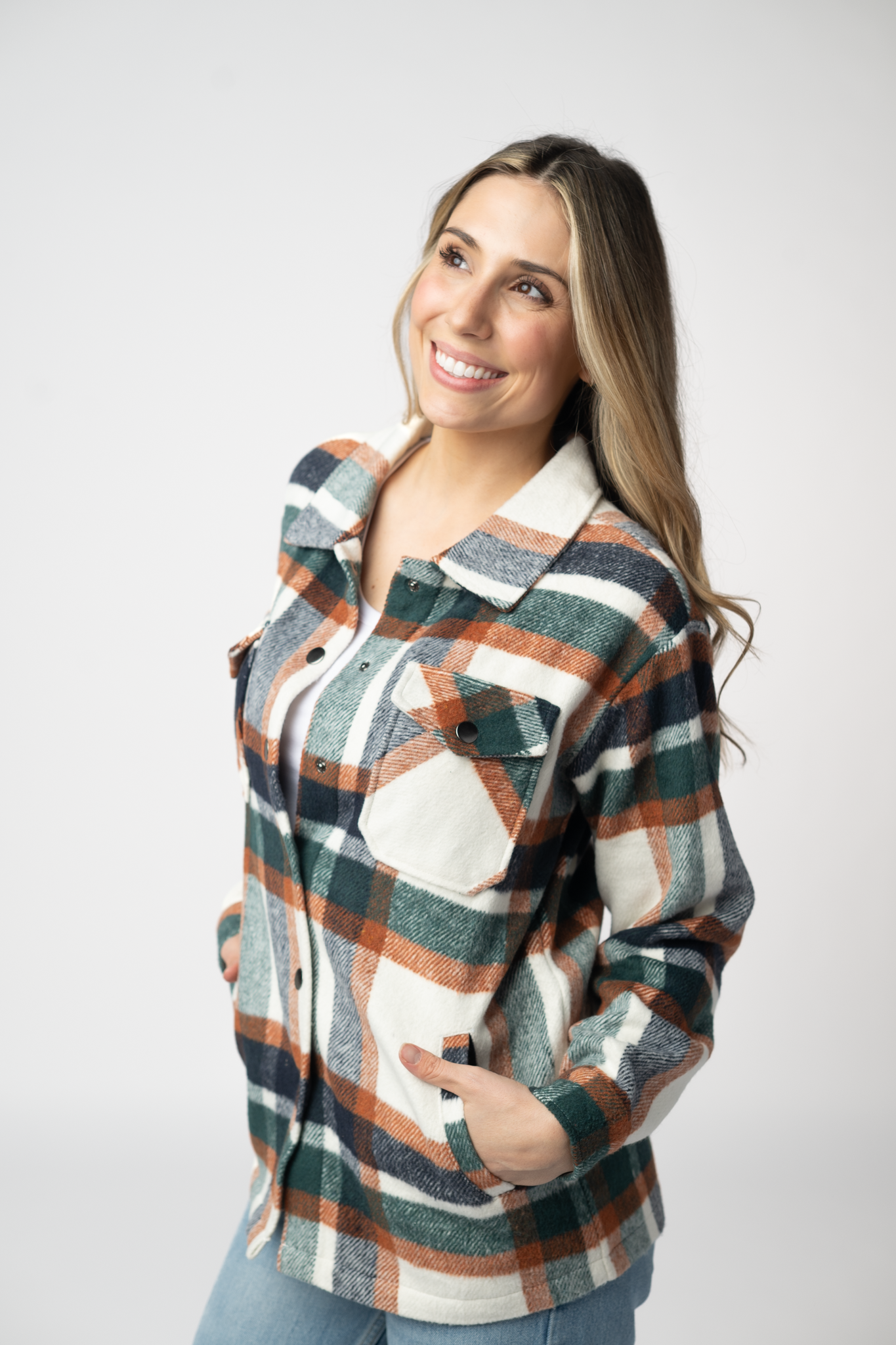 Norah Shacket - Harvest Plaid