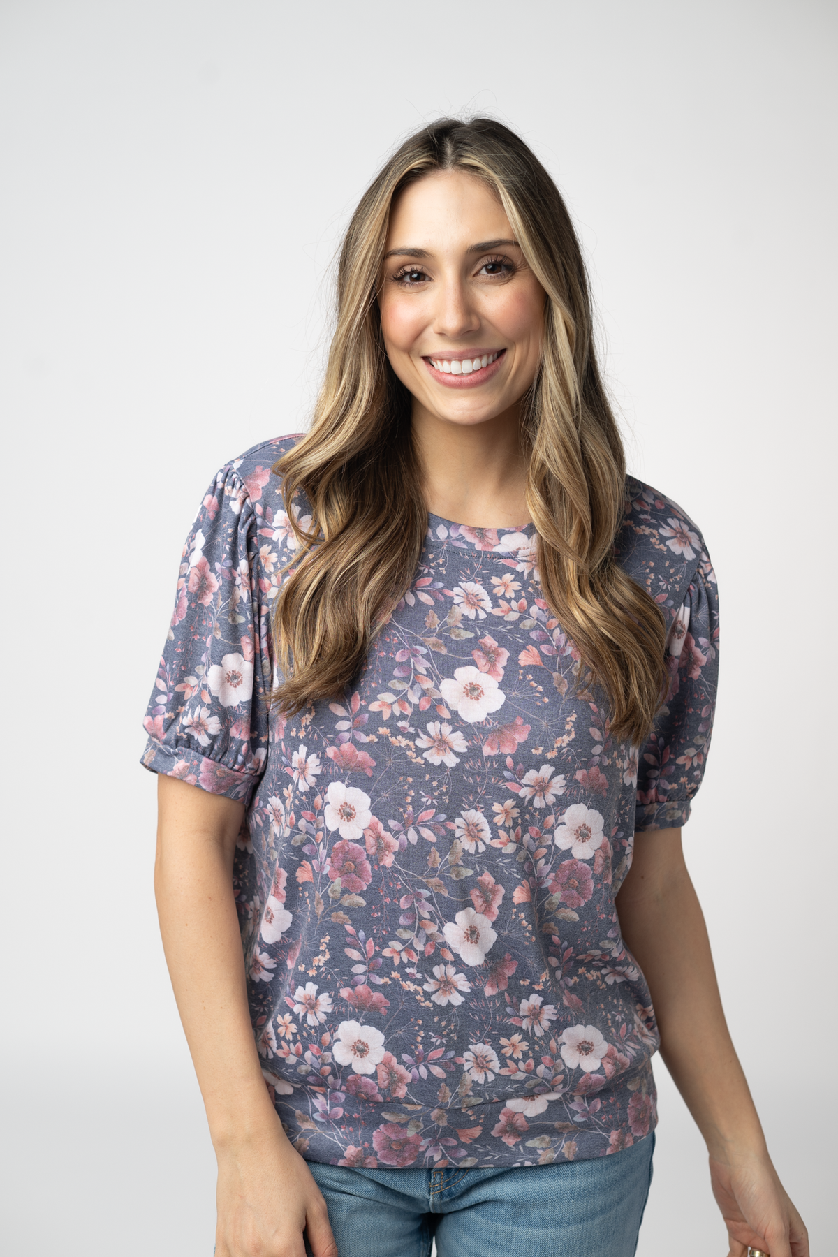 Katie Cozy Top - Blushwood Floral