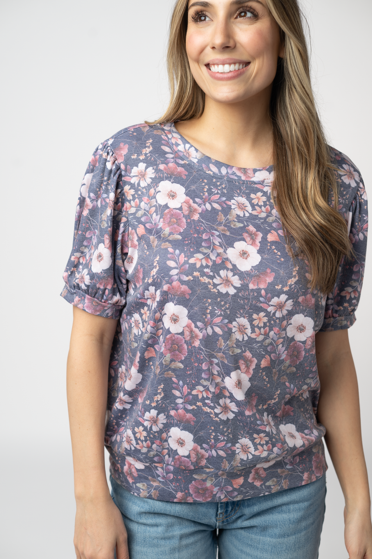 Katie Cozy Top - Blushwood Floral