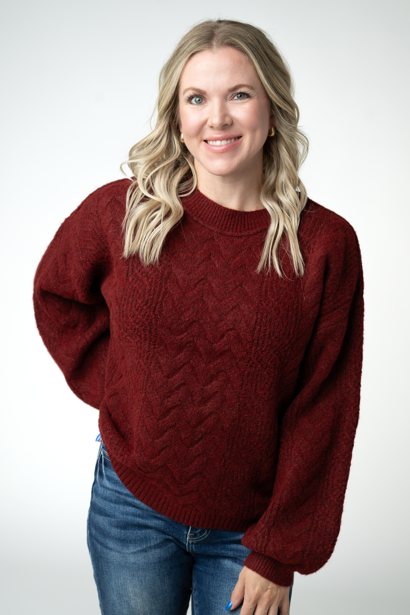 Dakota Sweater - Burgundy