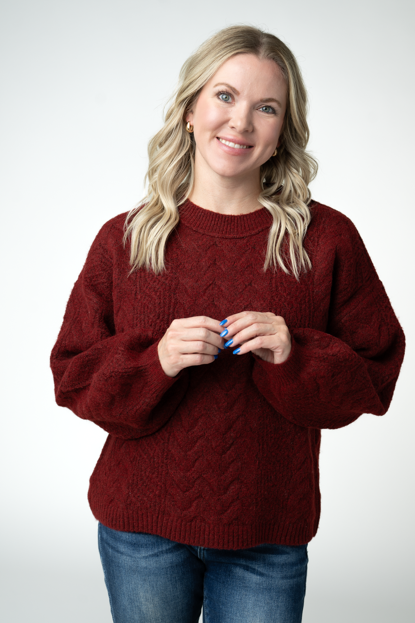 Dakota Sweater - Burgundy