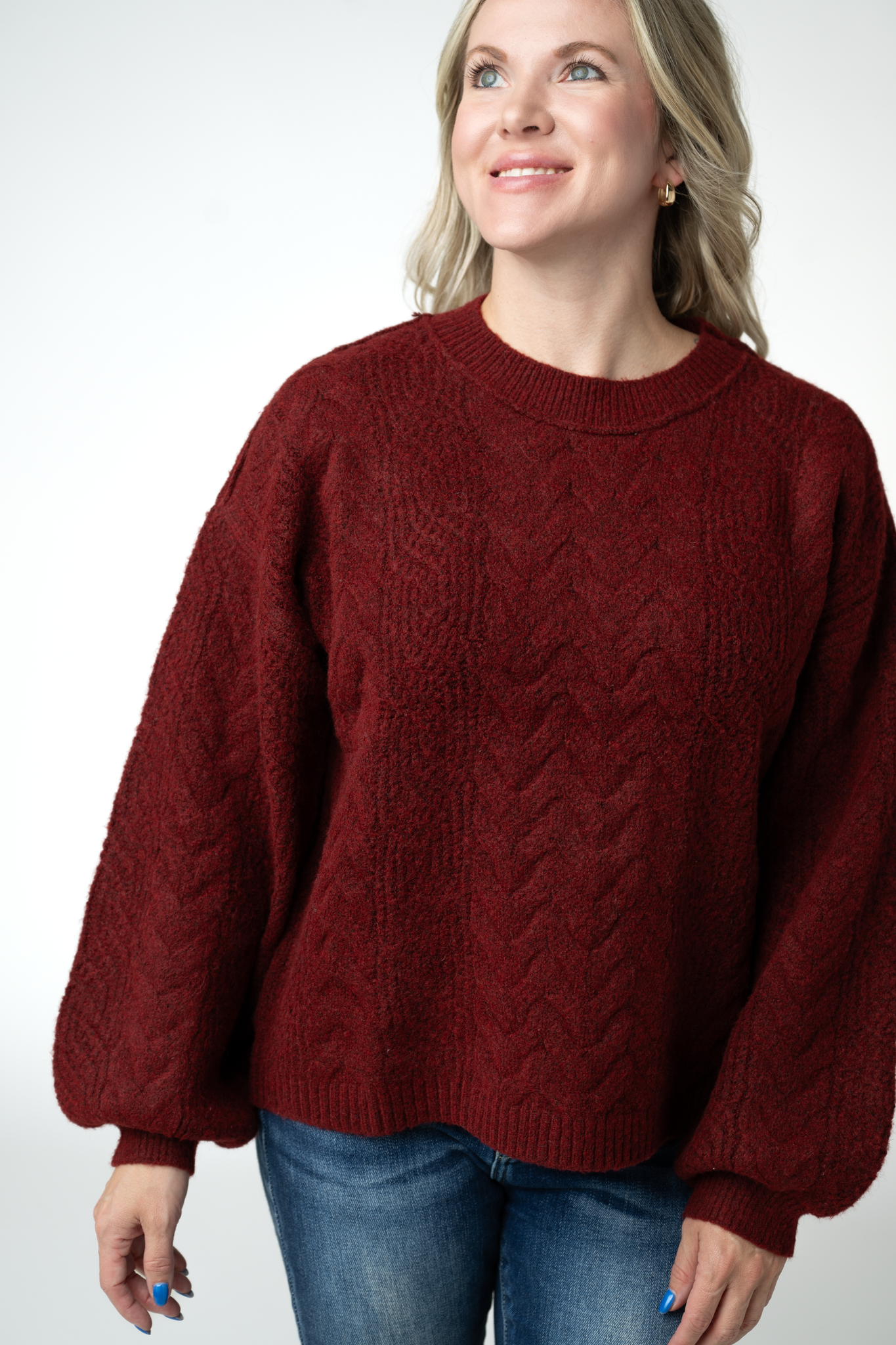 Dakota Sweater - Burgundy