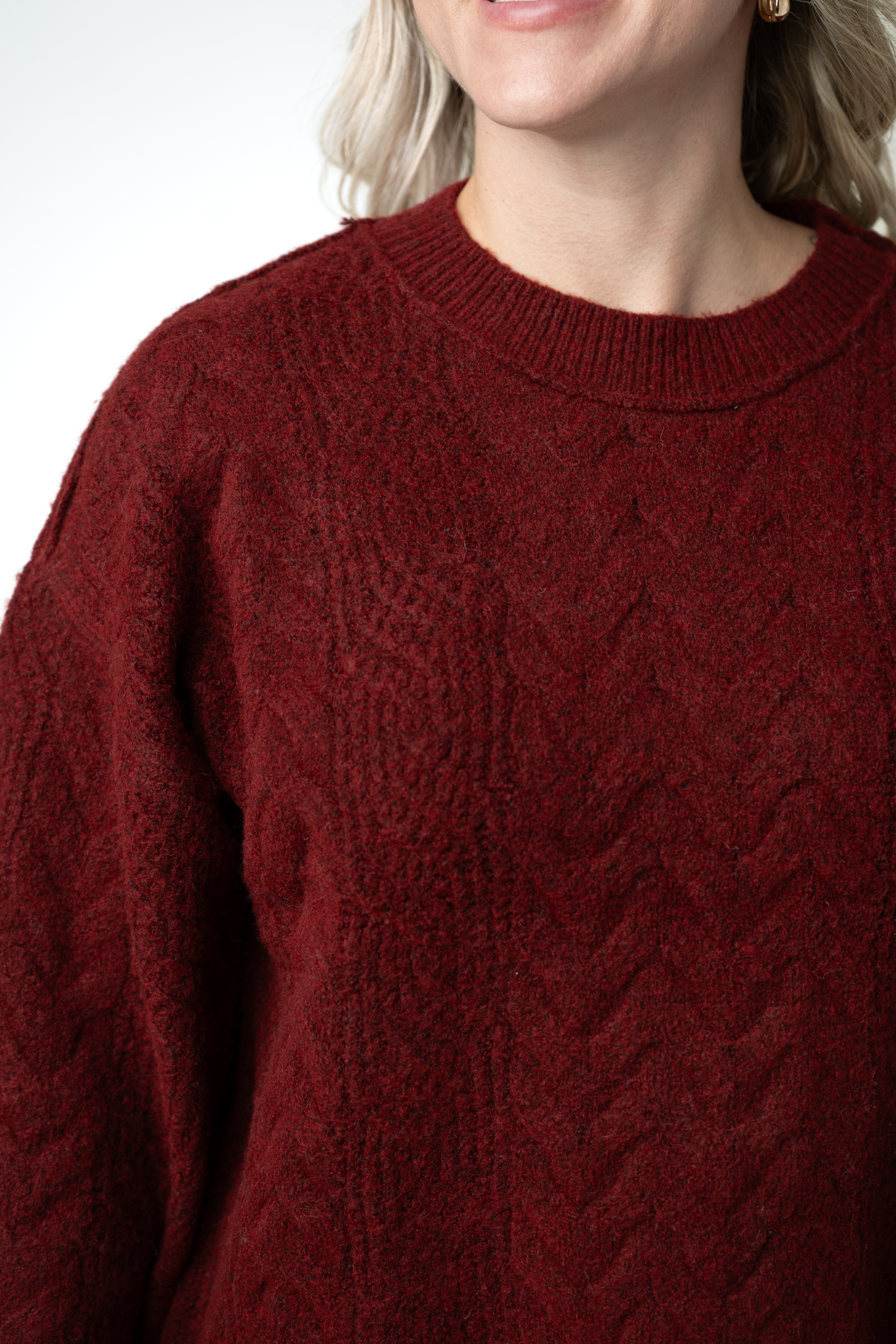 Dakota Sweater - Burgundy