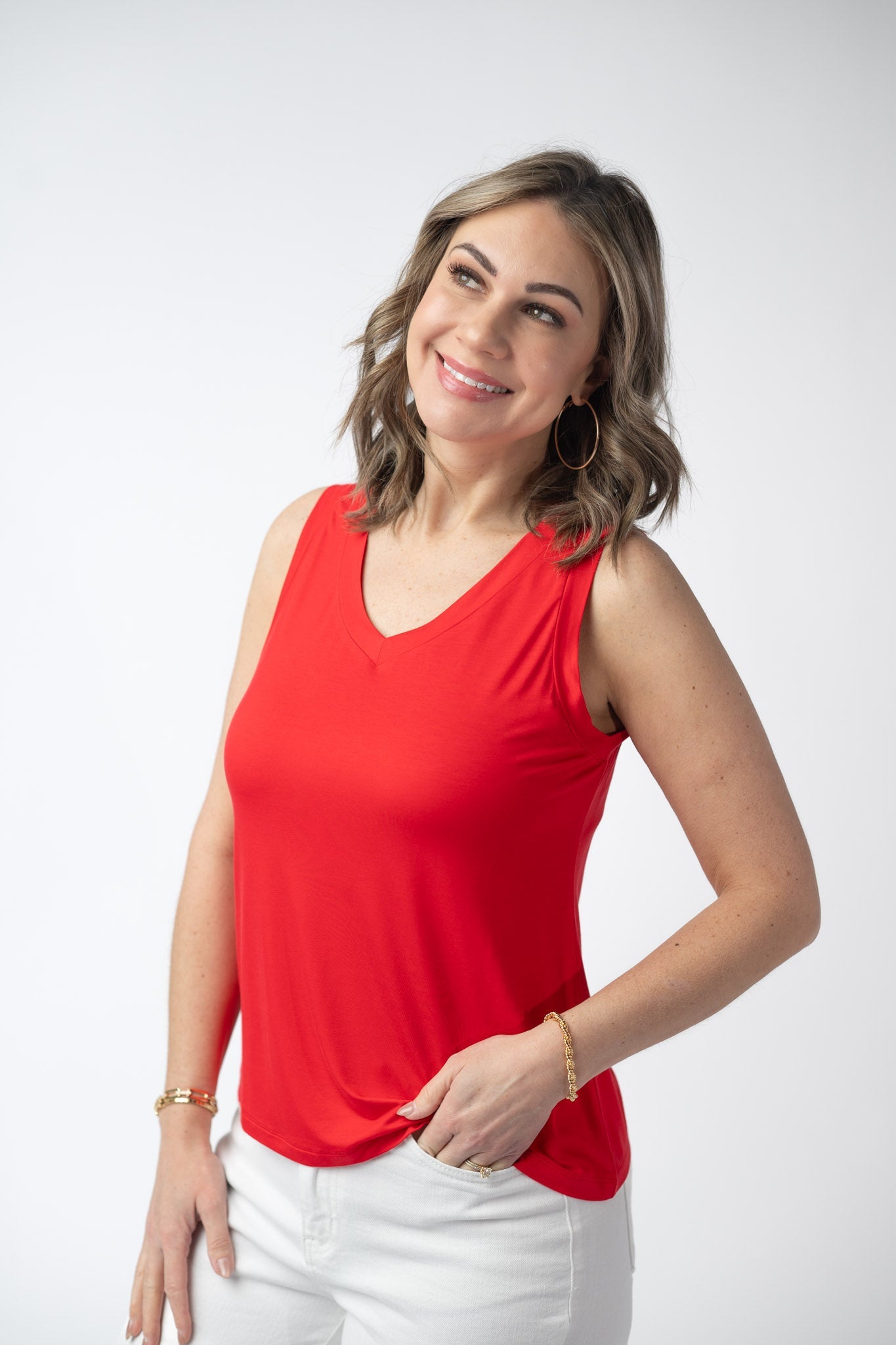 IN STOCK Noelle Tank - Red