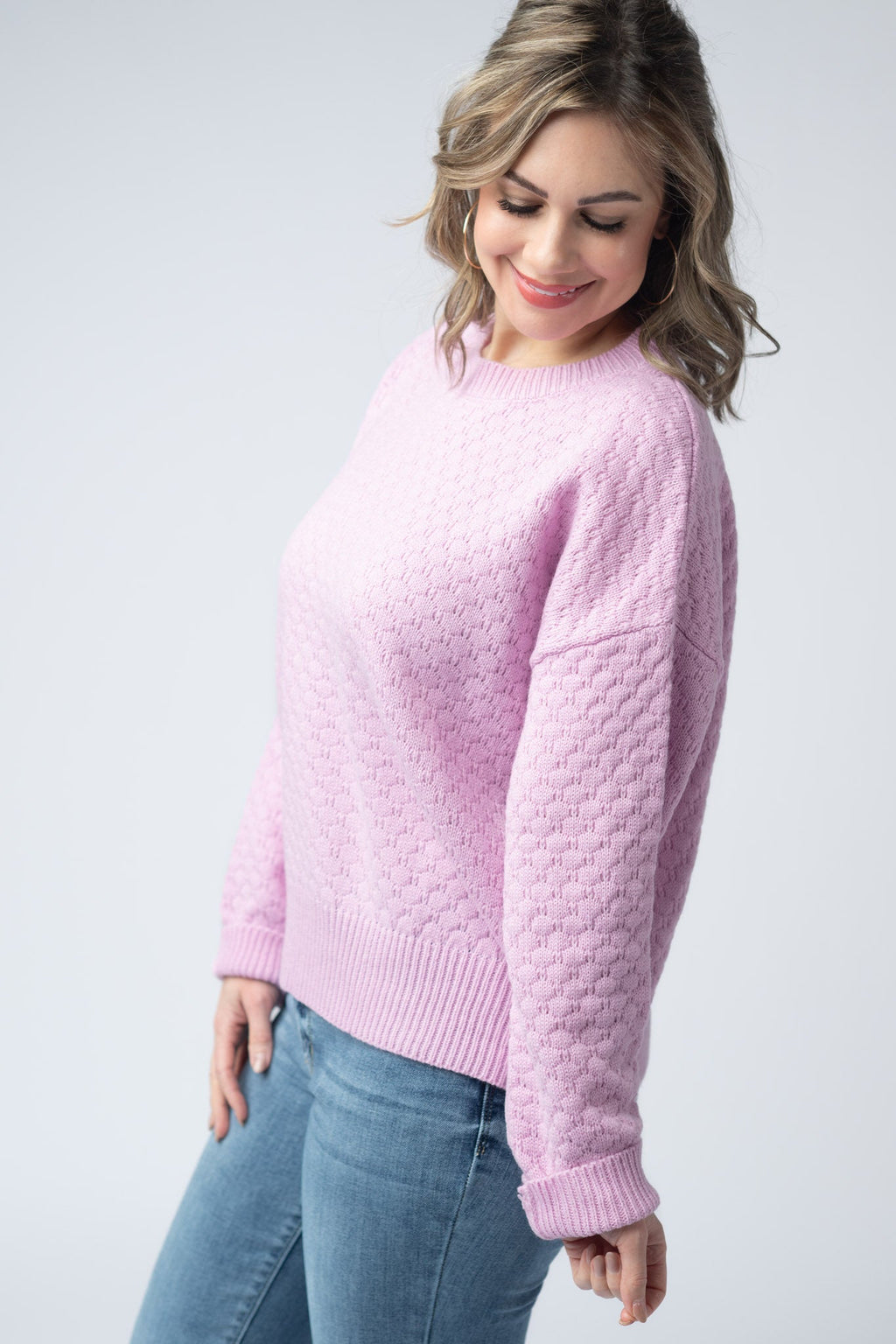 IN STOCK Gianna Pullover Sweater - Pink