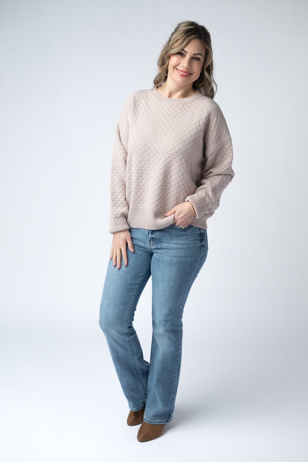 IN STOCK Gianna Pullover Sweater - Neutral