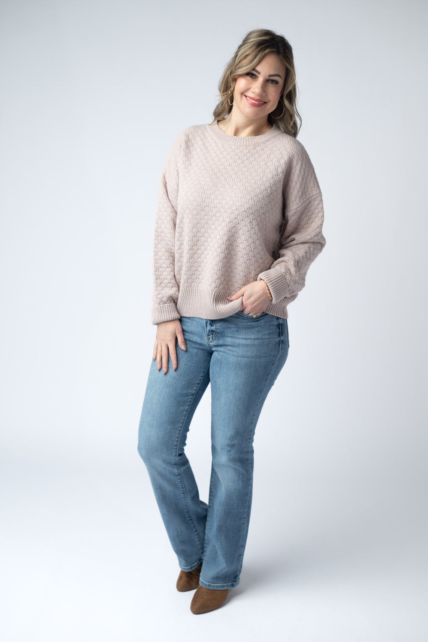 IN STOCK Gianna Pullover Sweater - Neutral