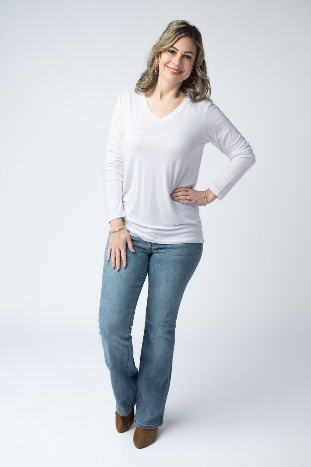 Larissa Long Sleeve - White