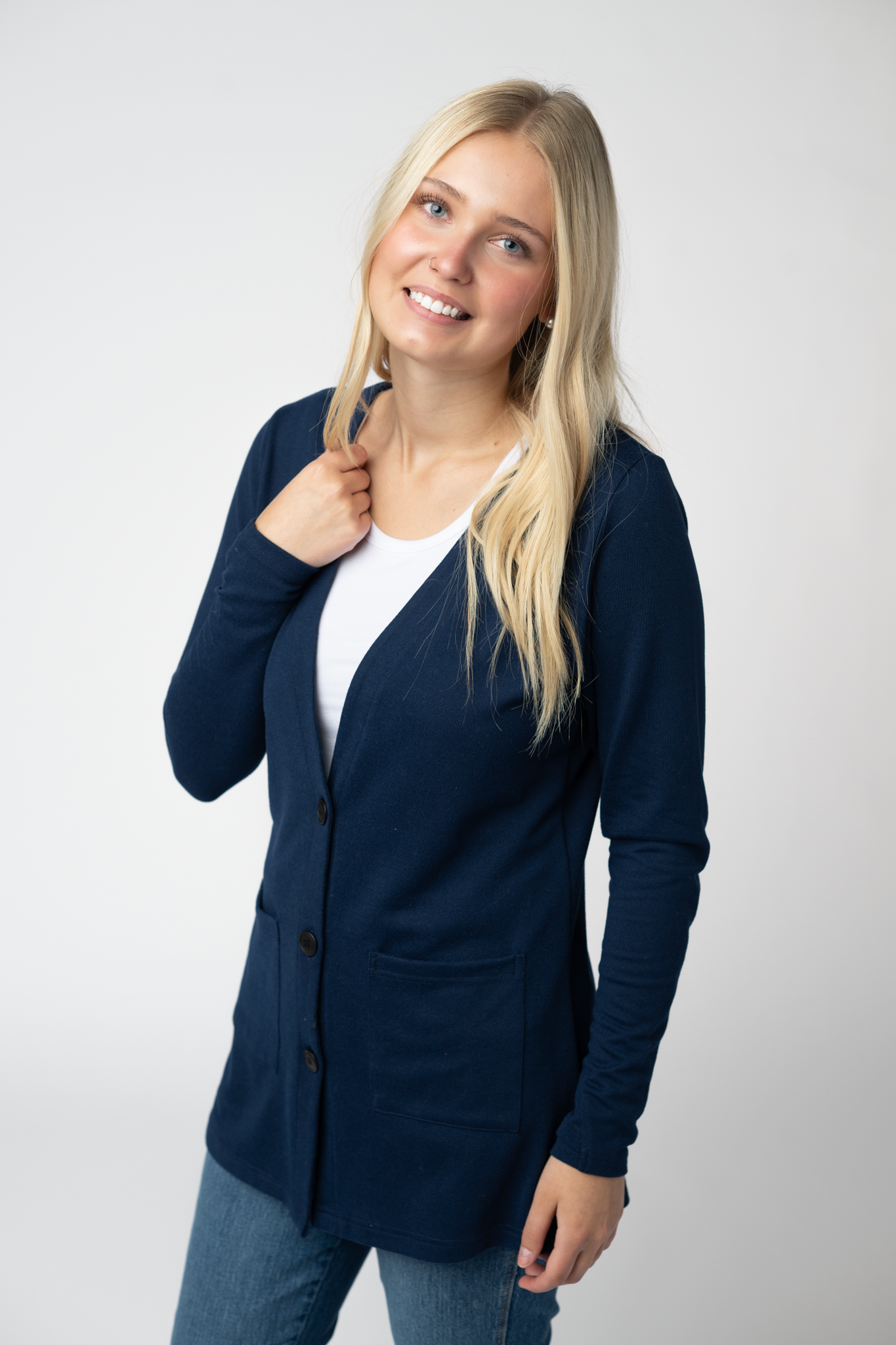 Cori Cardigan - Navy