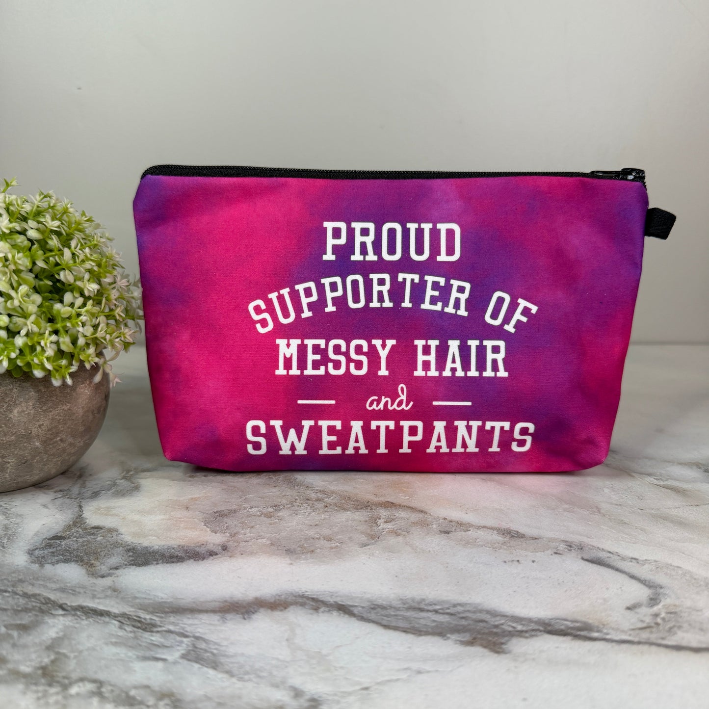 Pouch - Messy Hair & Sweatpants