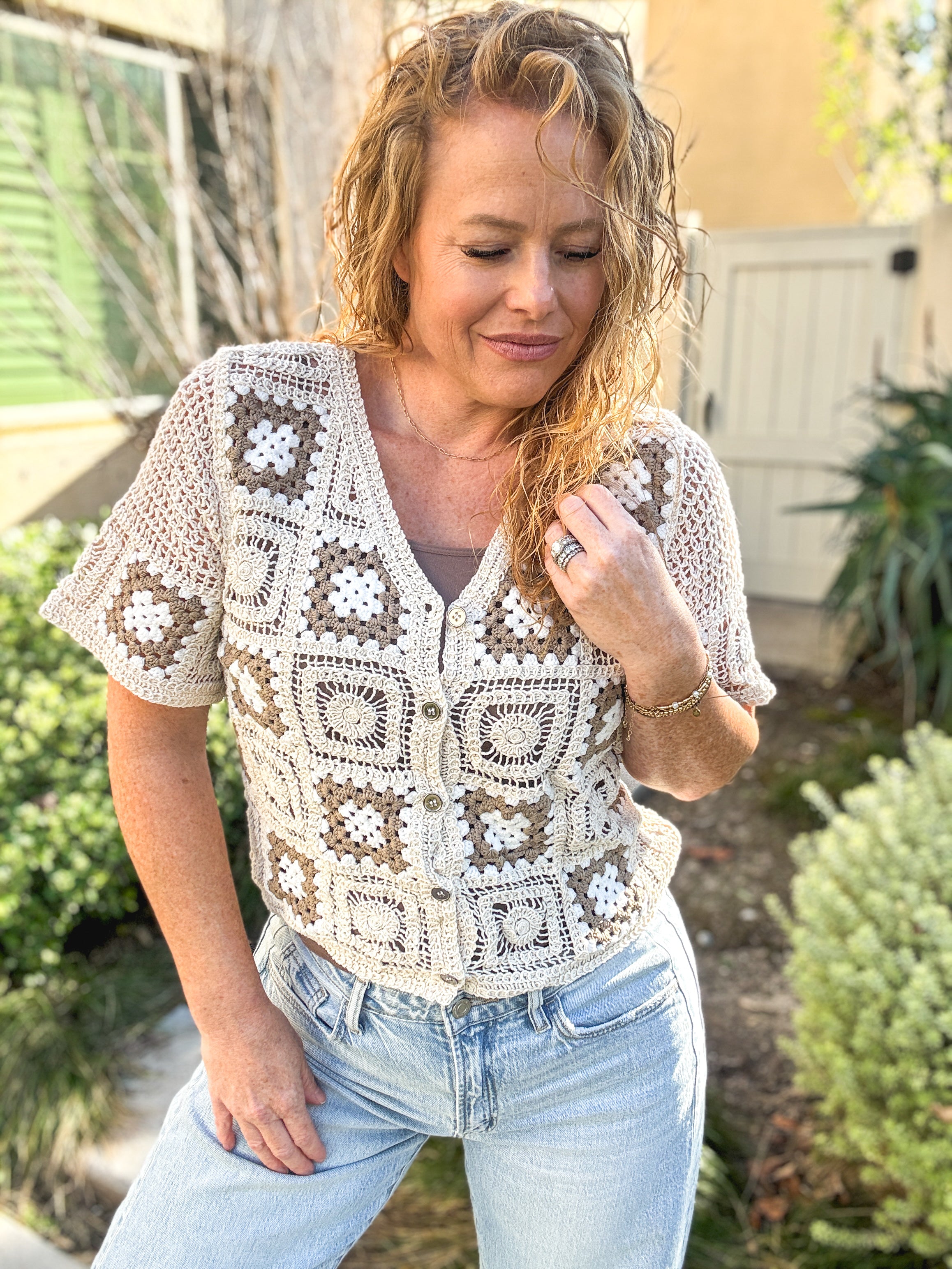 Estel Granny Square Cardi