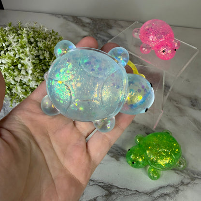 Squishy Toy - Glitter Turtle