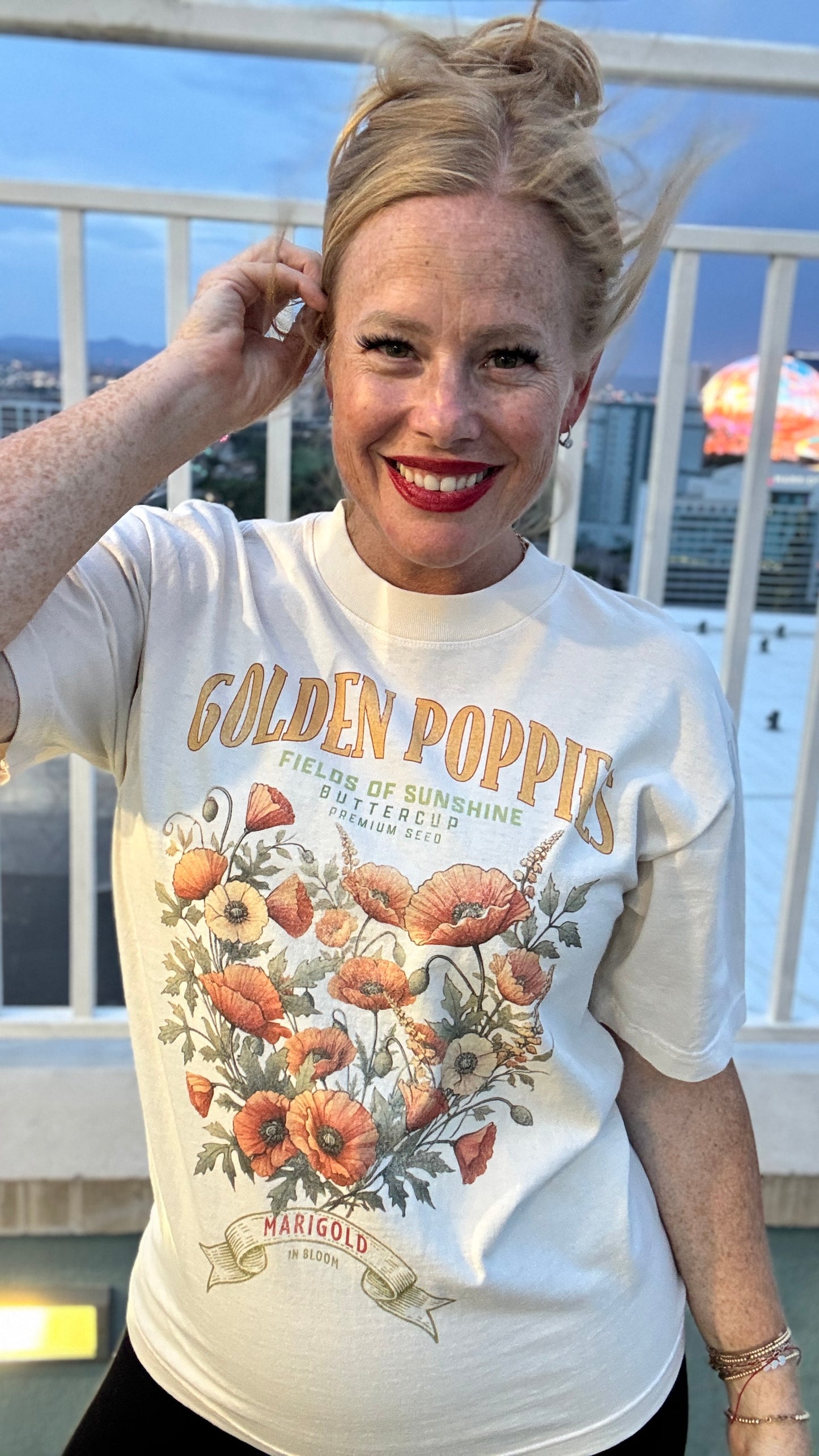 Golden Poppy Vintage Tee