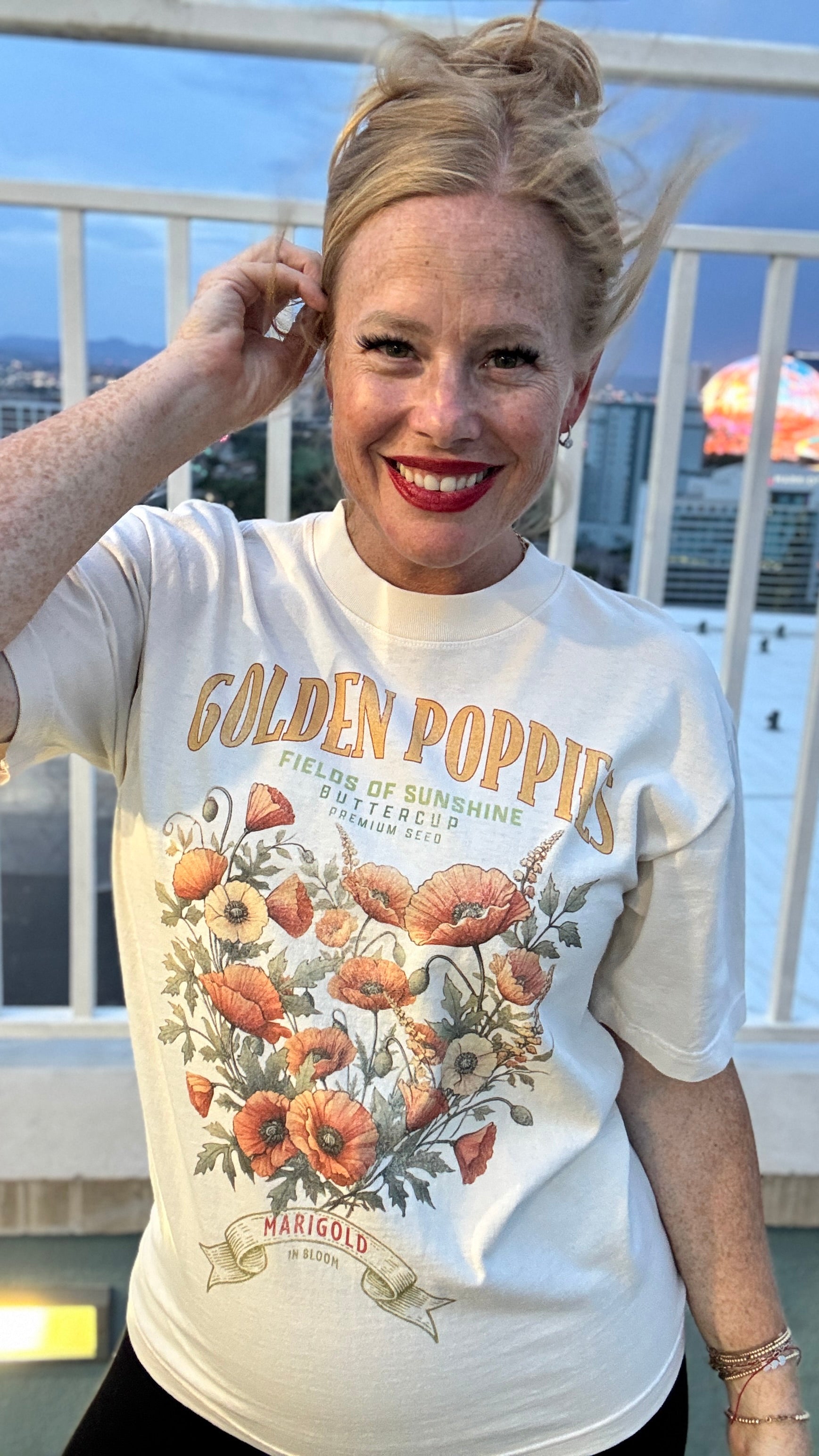 Golden Poppy Vintage Tee